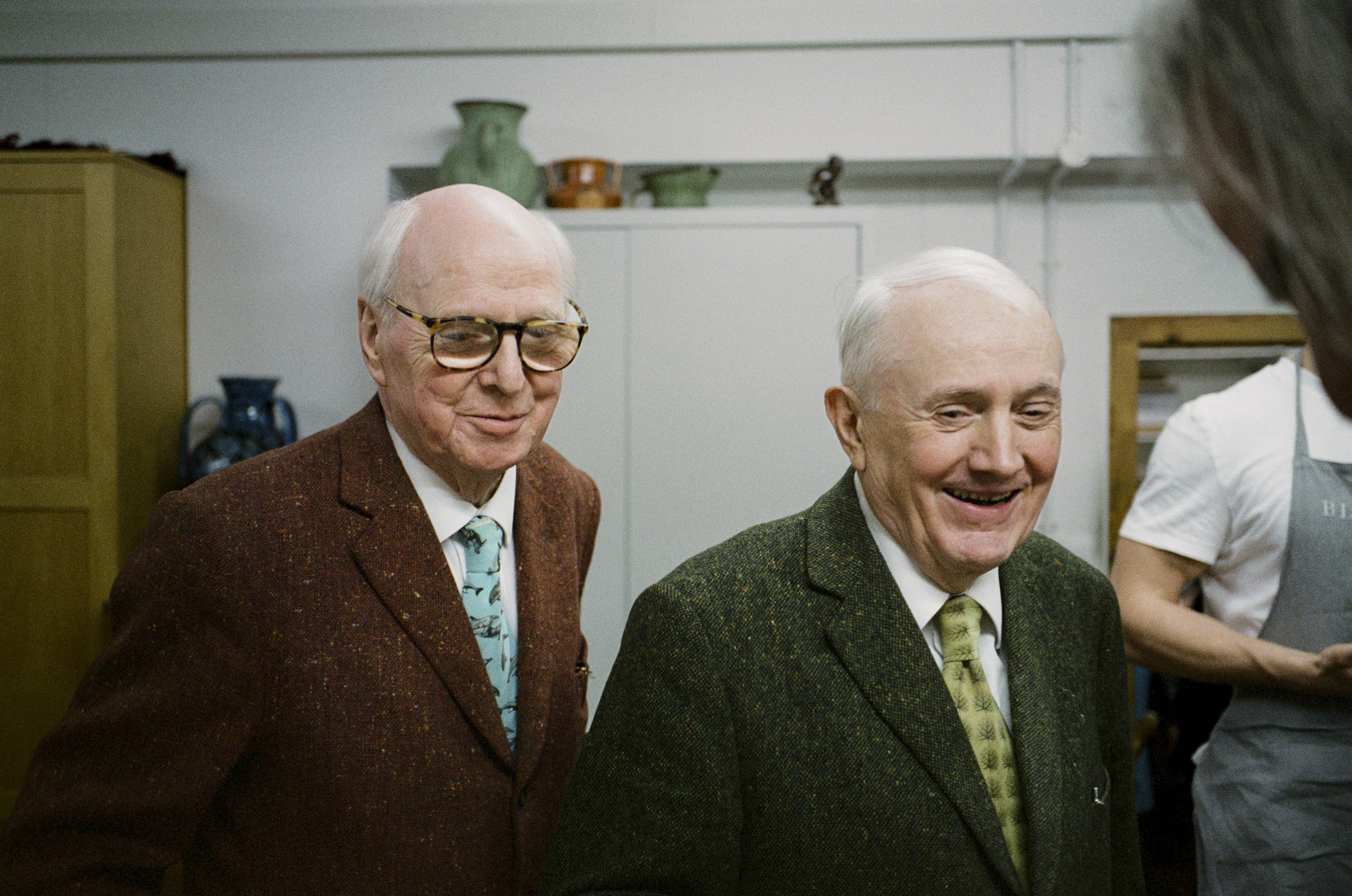 Gilbert & George host fundraising event for the Contemporary Art Society raising over £100,000 at their Private Studio and The Gilbert & George Centre