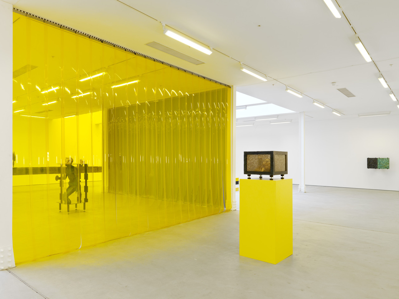 Steven Claydon, The Gilded Bough, installation view, Sadie Coles HQ, London, 2016. © the artist, image courtesy Sadie Coles HQ, London. Photograph: Todd White, London.
