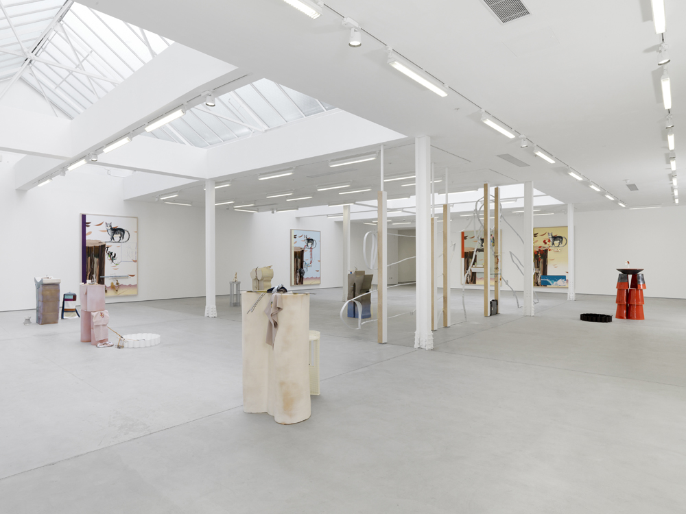 Helen Marten, Installation view of Oreo St. James, Sadie Coles HQ, London 2014. Courtesy the artist and Sadie Coles HQ.
