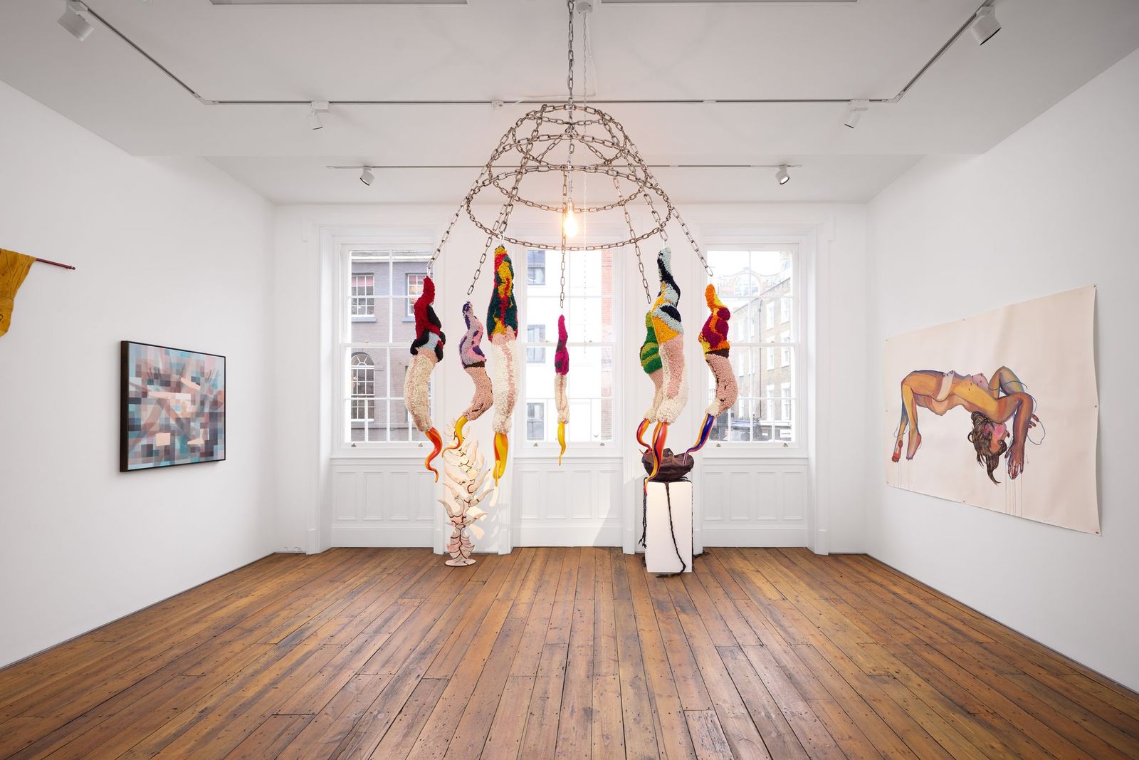 Installation view of La Mariposa (Butterfly Woman) at Soho Revue photo: courtesy of Soho Revue