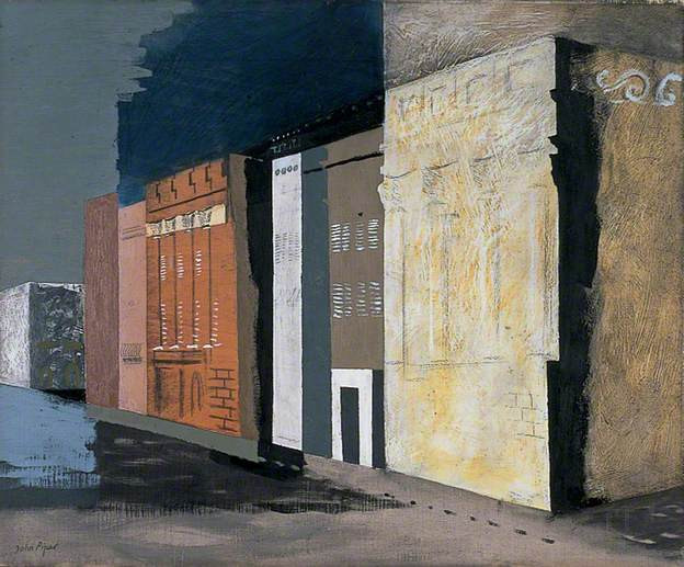 John Piper, Dead Resort Kemptown, Brighton, East Sussex, 1939, oil on Canvas, 45.7 x 55.8 cm. Donated to Leeds Art Gallery by the Contemporary Art Society in 1941.