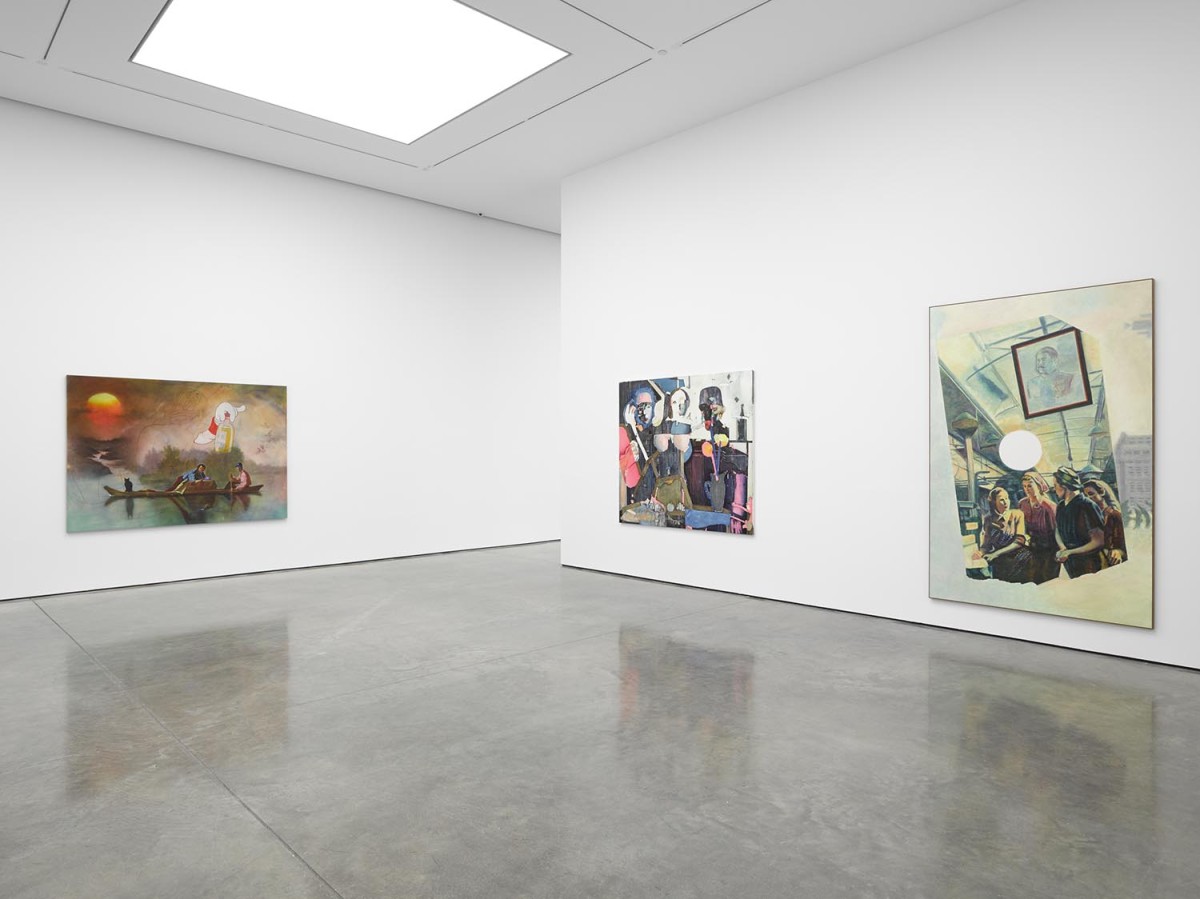 'Tightrope Walk: Painted Images After Abstraction', installation view, North & South Galleries, White Cube Bermondsey, 25 November 2015 - 24 January 2016. Photo © White Cube (George Darrell)