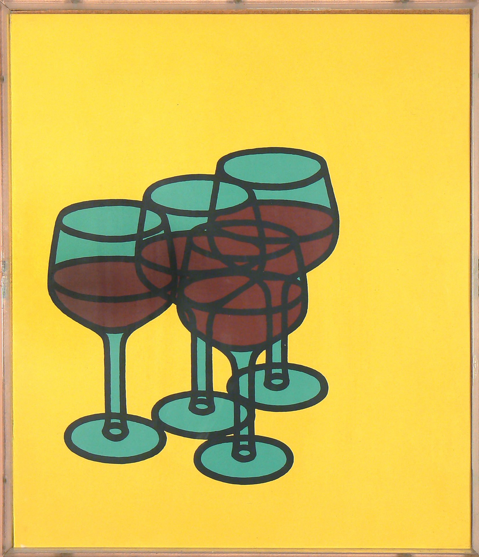 Wineglasses (1969), Caulfield, Patrick (1936 - 2005)