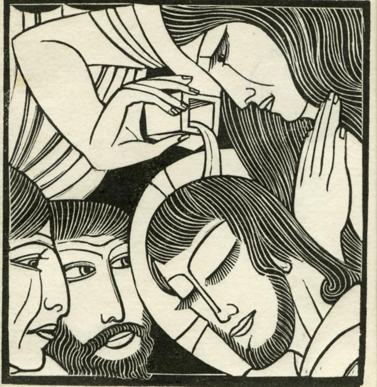 St Mary Magdalen (Title-page Illustration for Passio Domini Nostri Jesu Christi) (1926)
