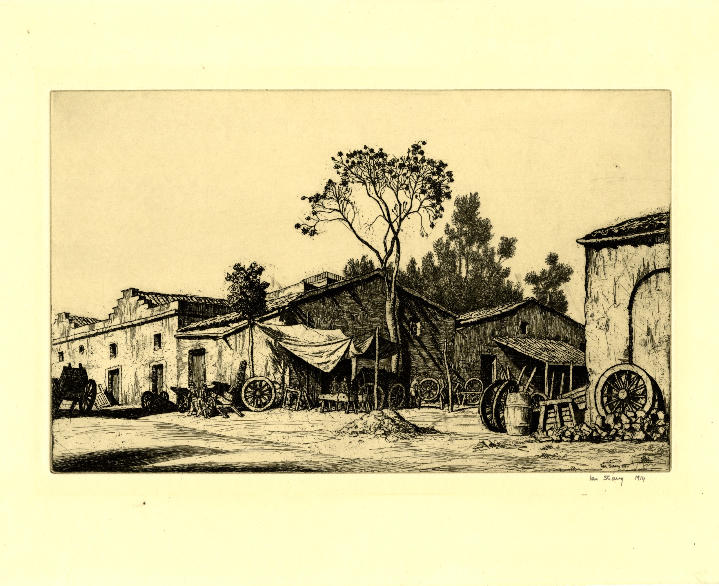 Wheelwrights Yard, Palermo (1914)