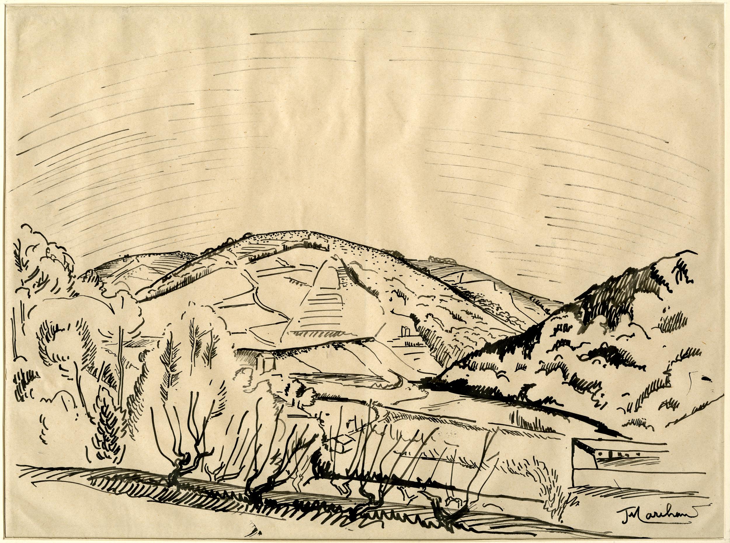 Landscape near Cagnes (1883-1920)