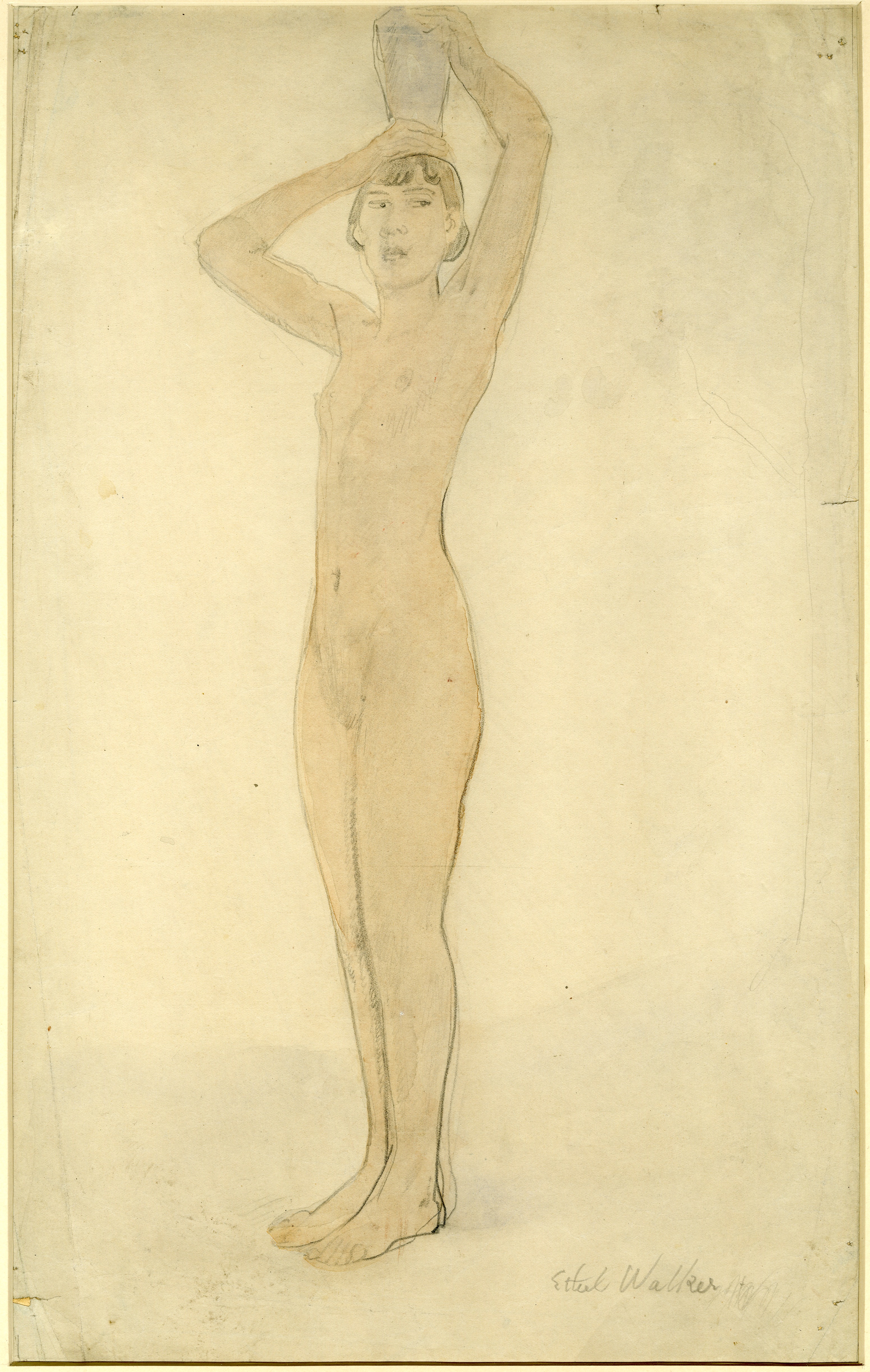 Female nude study (before 1937)