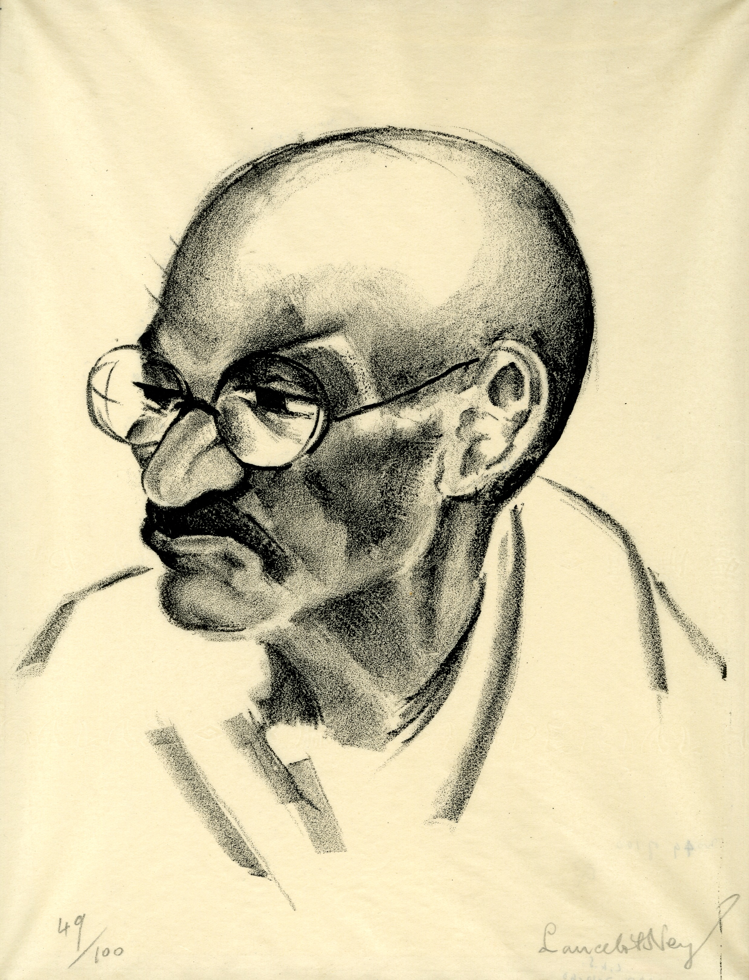 Mahatma Ghandi (1869-1948) (circa 1934)