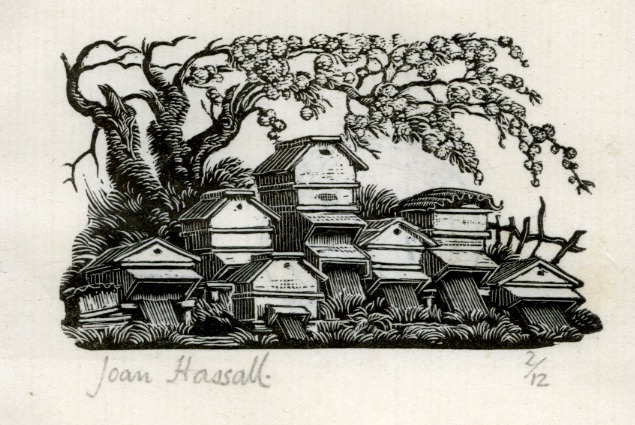 Tail-piece: beehives (Illustration to F. B. Young's 'Portrait of a Village', London: 1937) (1937)