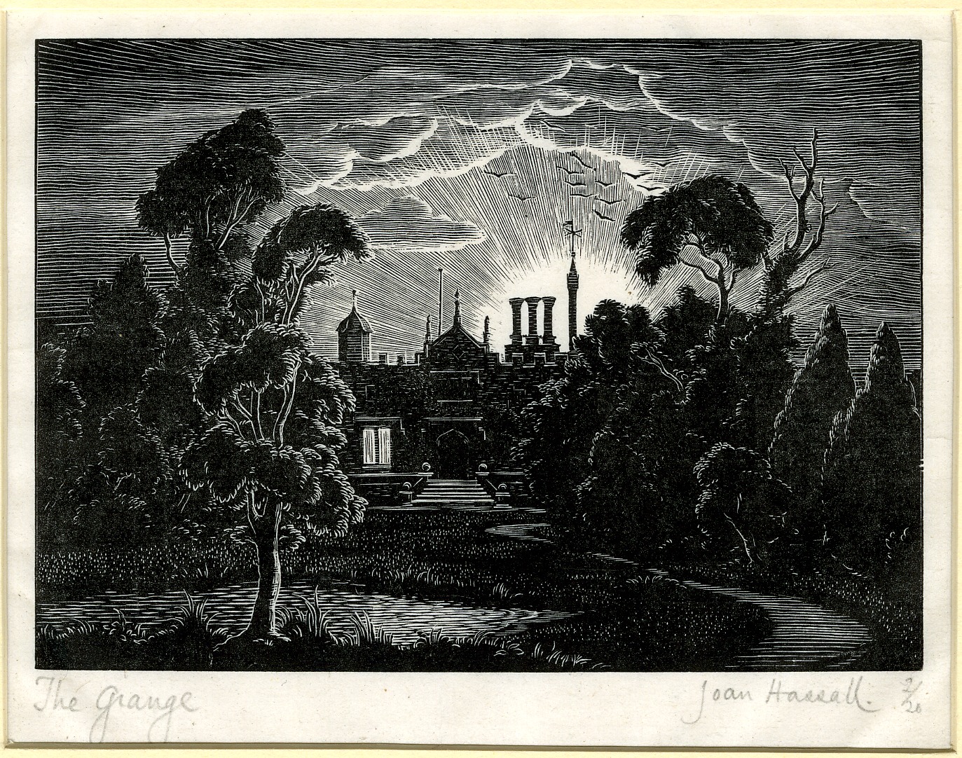 The grange (Illustration F. B. Young's 'Portrait of a village', London: 1937) (1937)