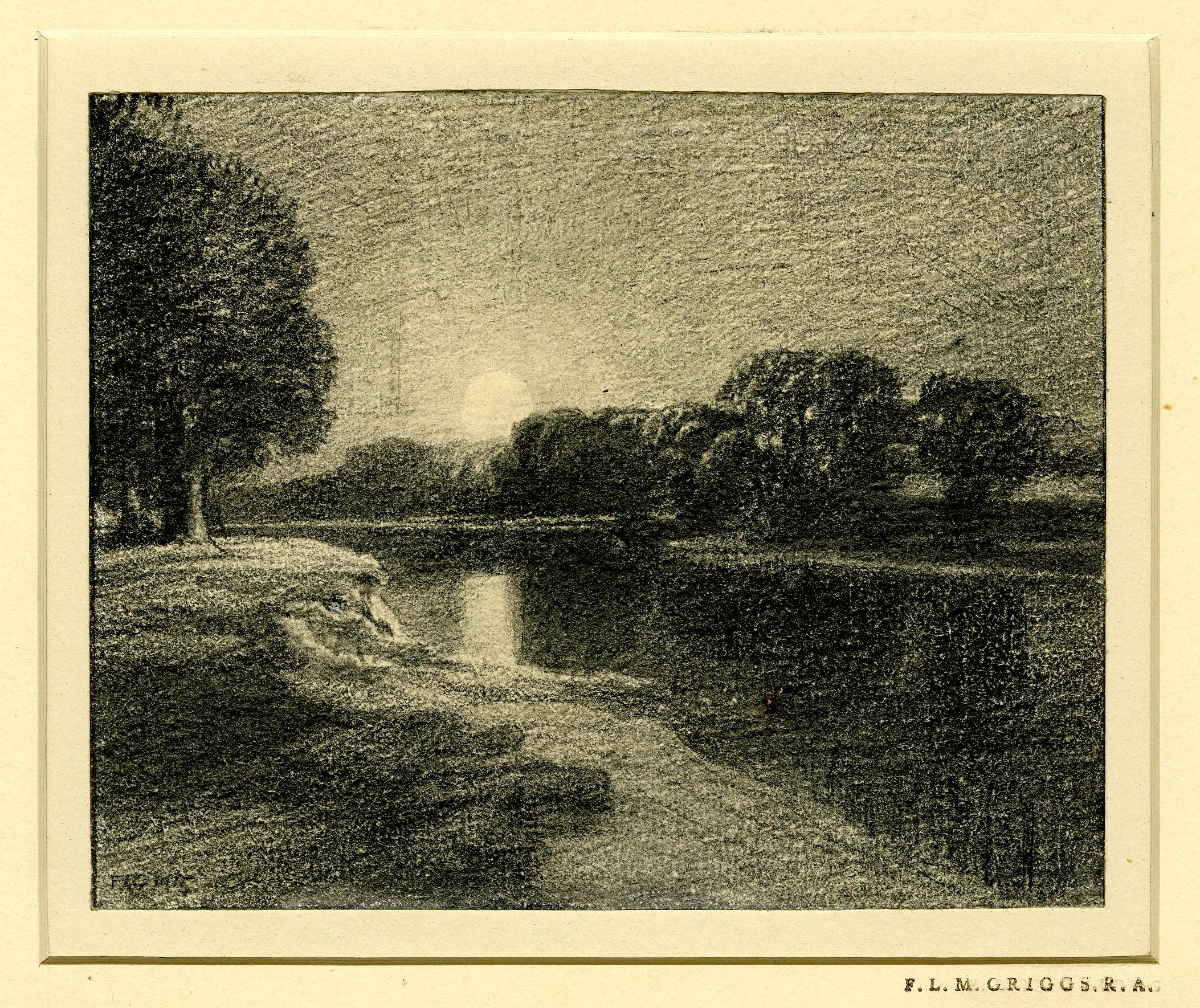 Moonlight Scene (1876-1938)