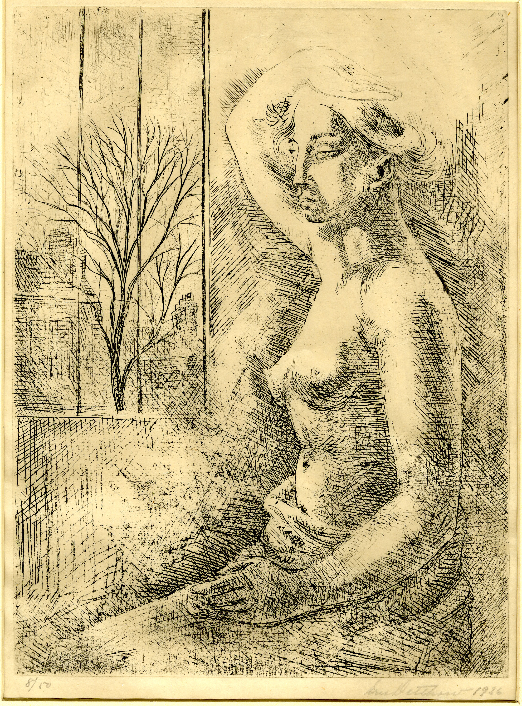 Model near the window (1936)