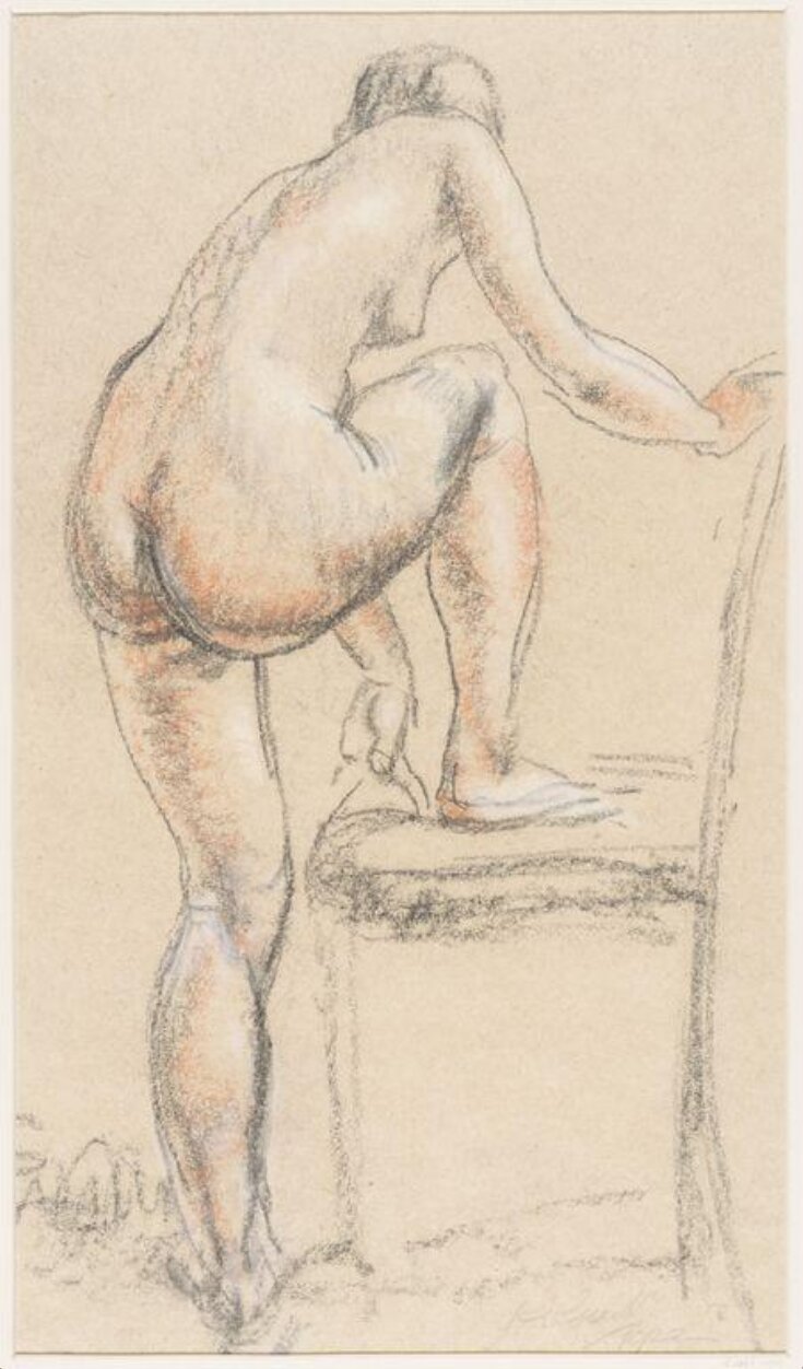 Study of a nude female figure (1922)