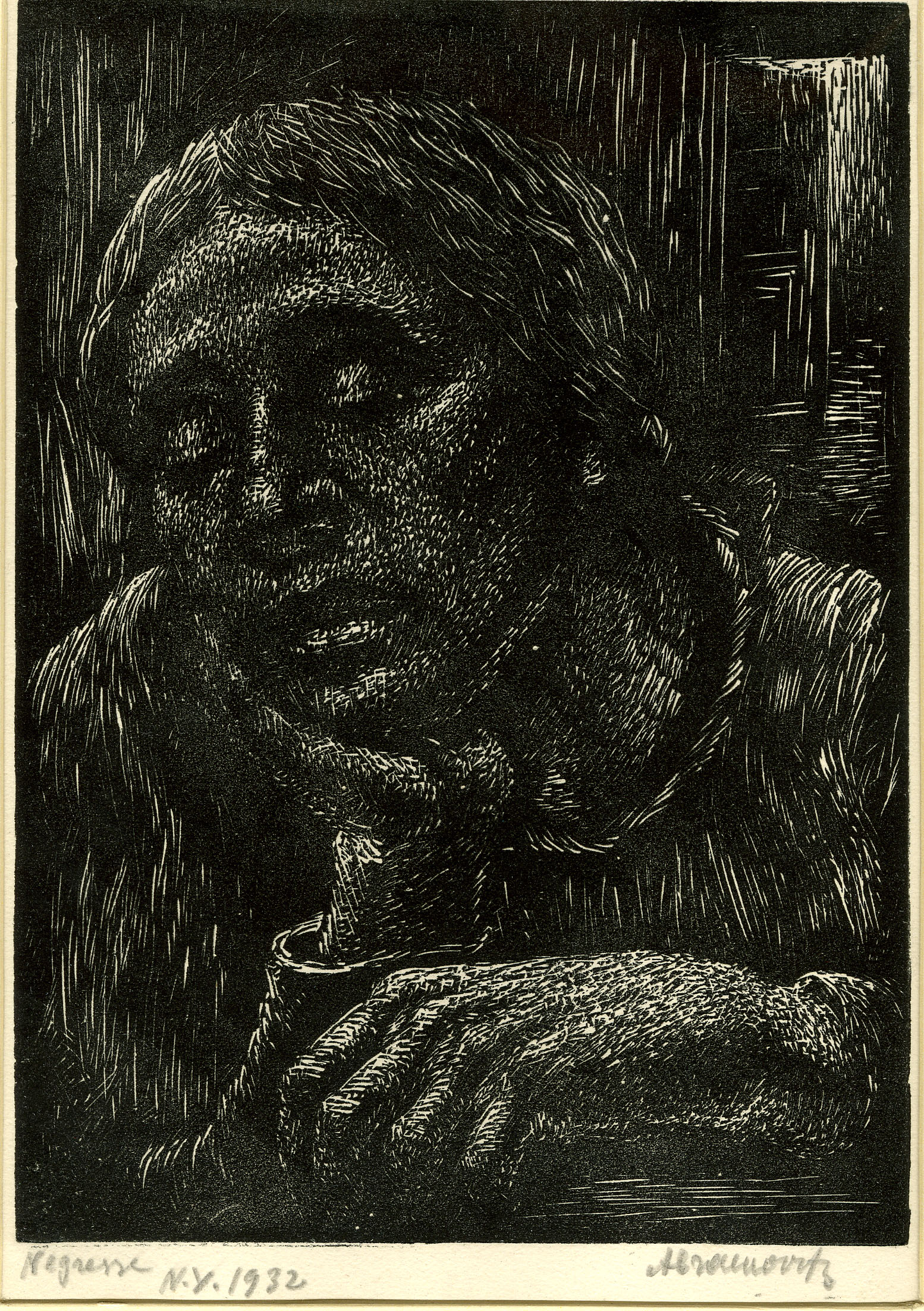 Head and shoulders of a black woman (1932)