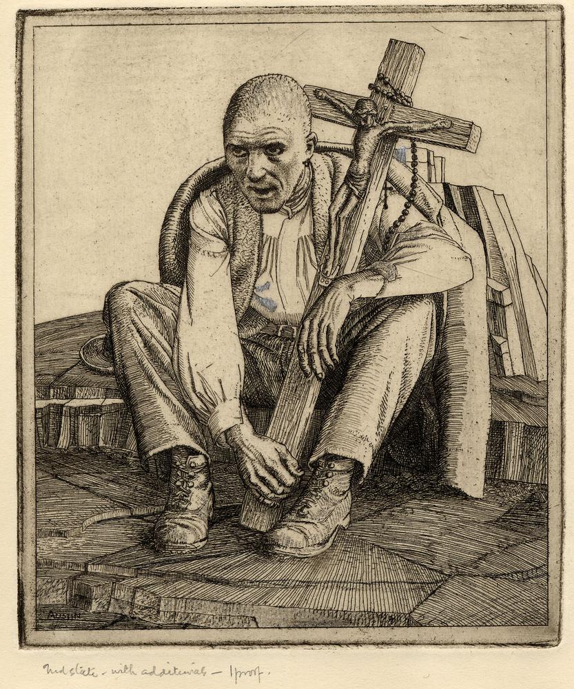 Man with a crucifix (1924)