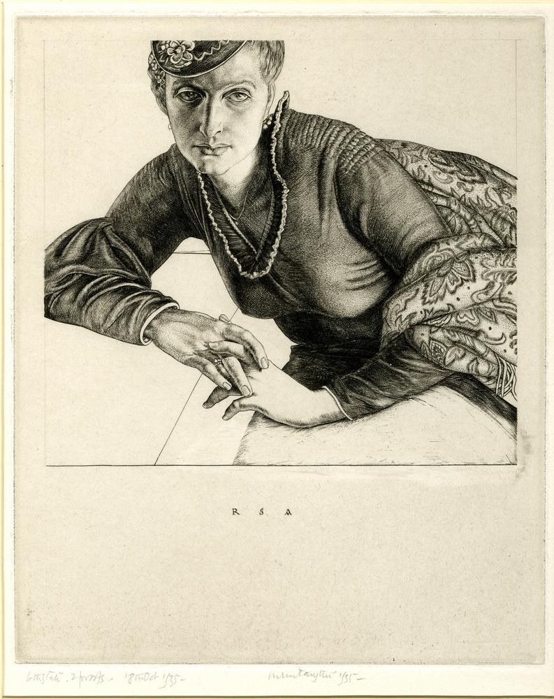 Portrait of Noël Edwards (6th state) (1935)