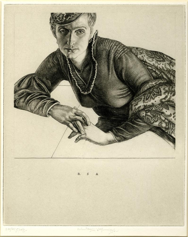 Portrait of Noël Edwards (11th state) (1936)