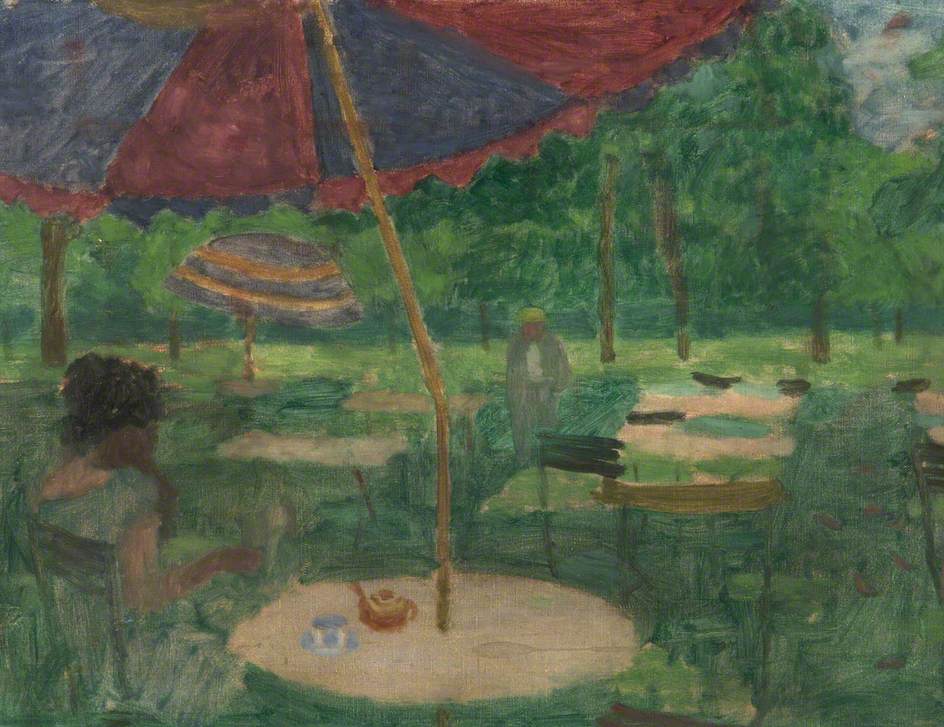 Café Scene (Tea Gardens) (1935)