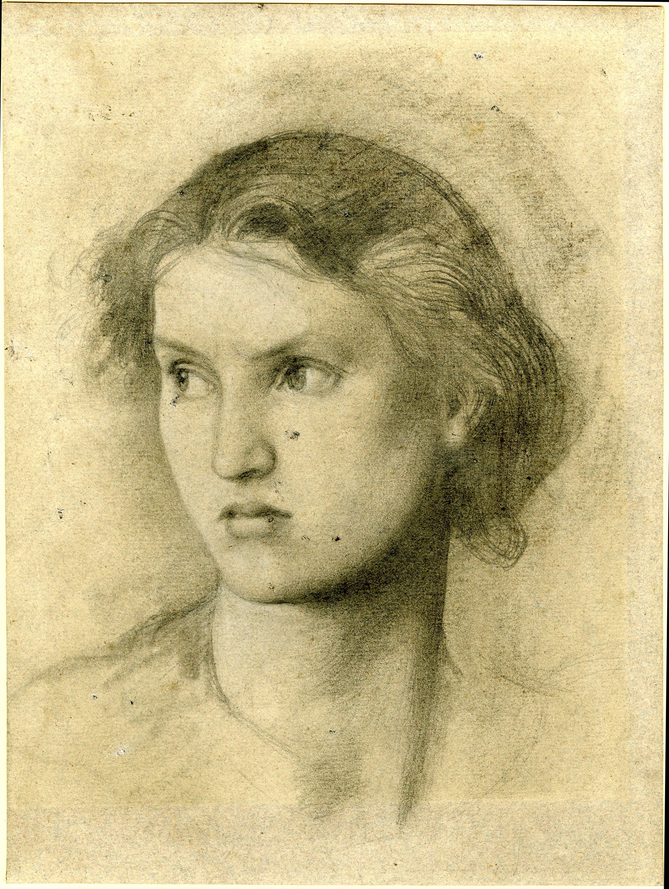 Head and Shoulders of a Girl (1869)