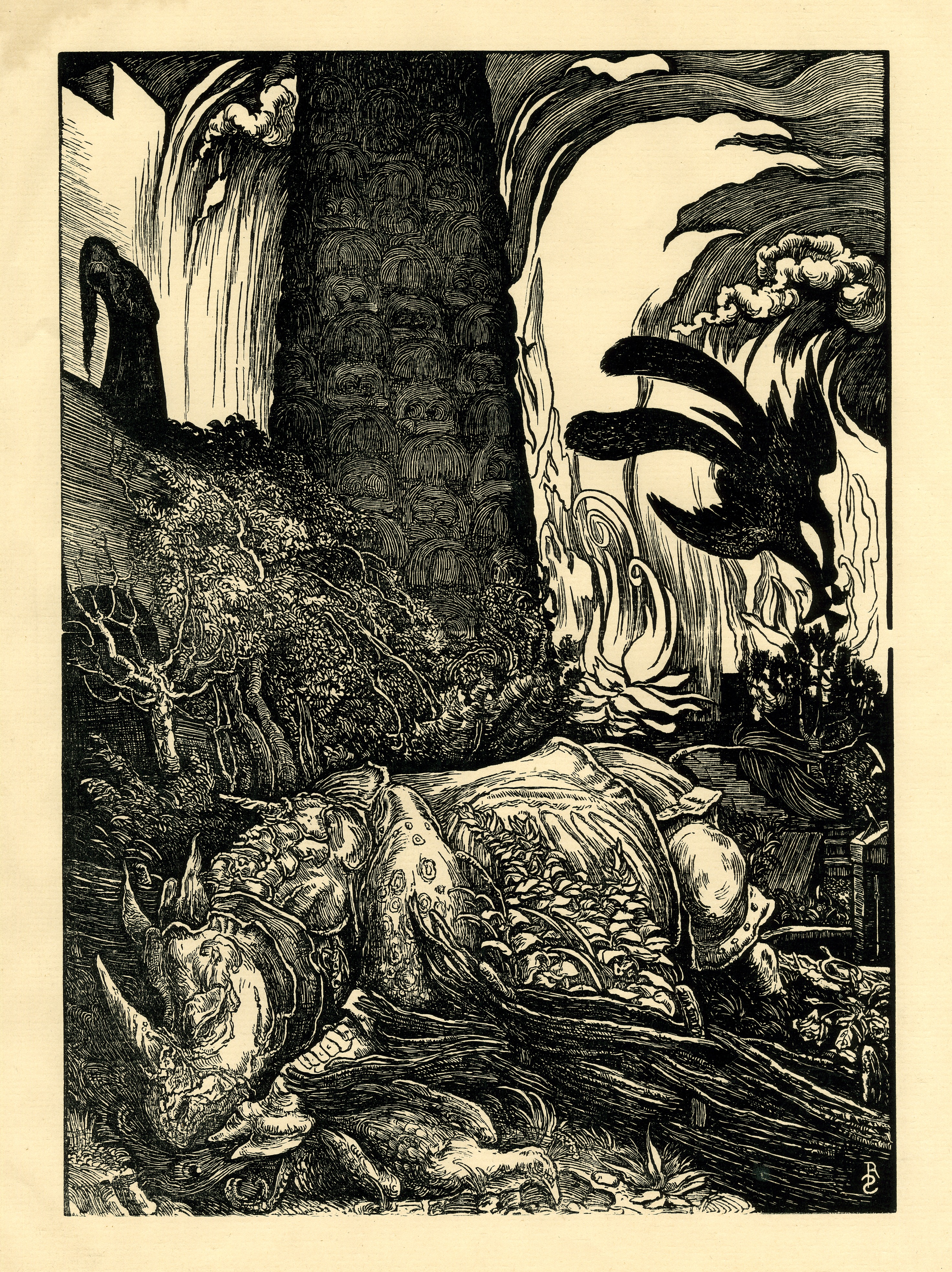 Behemoth (in Ricketts and Shannon's The Dial) (1893-1900)