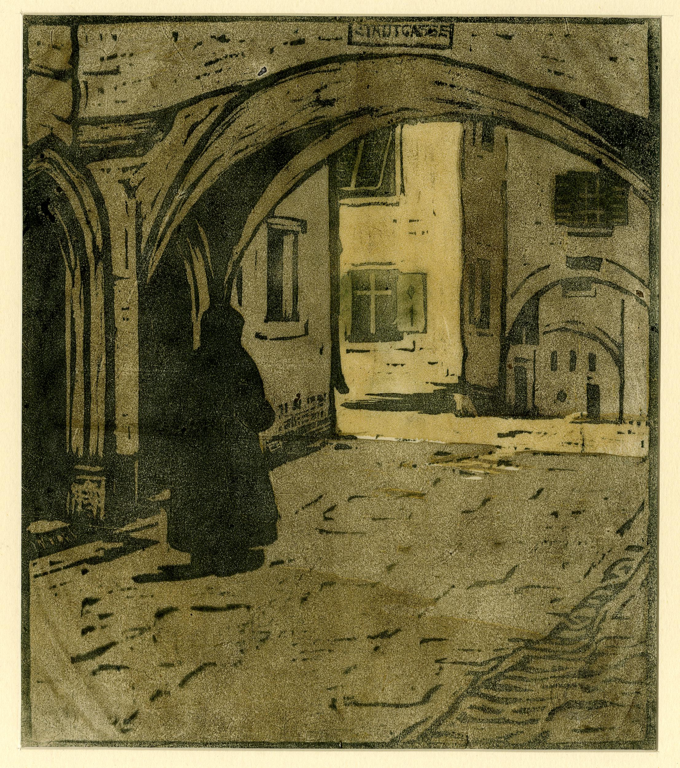 Street in Brixen, Tyrol (about 1924)