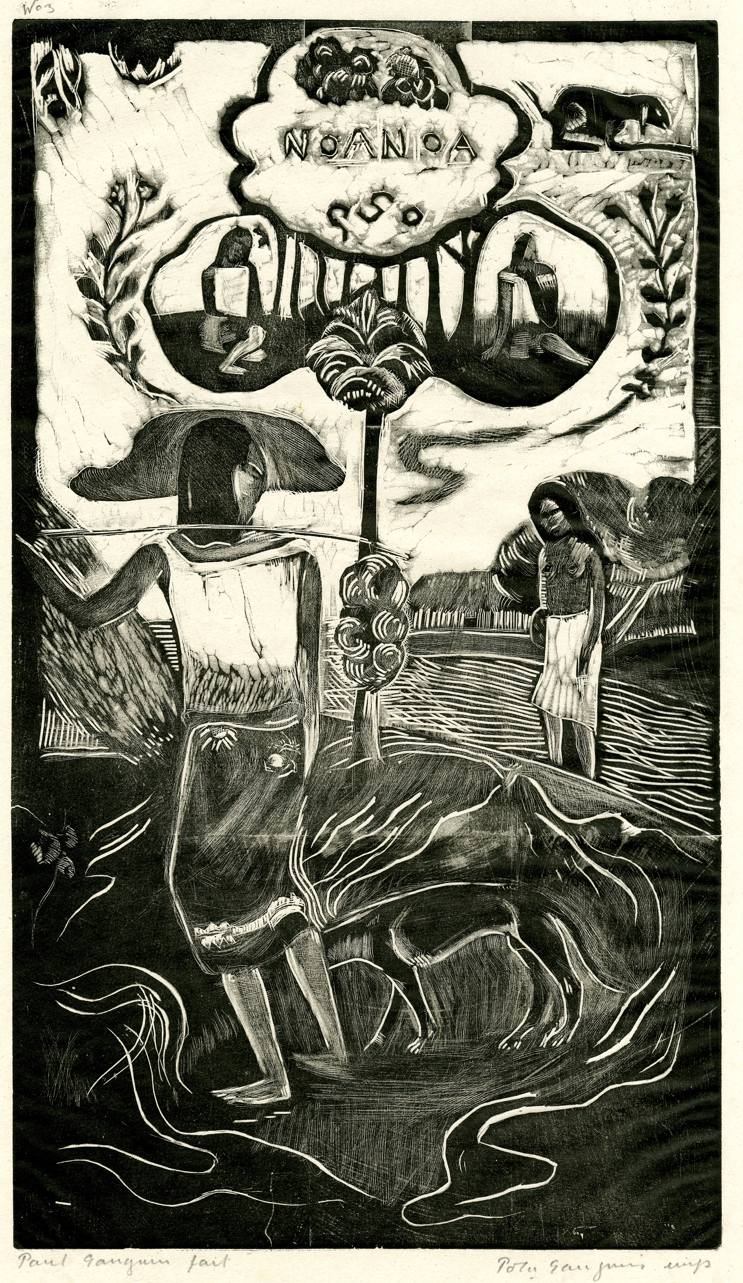 Noa Noa (Fragrant scent) (Paul Gauguin 10 Traesnit Series) (1893-94)