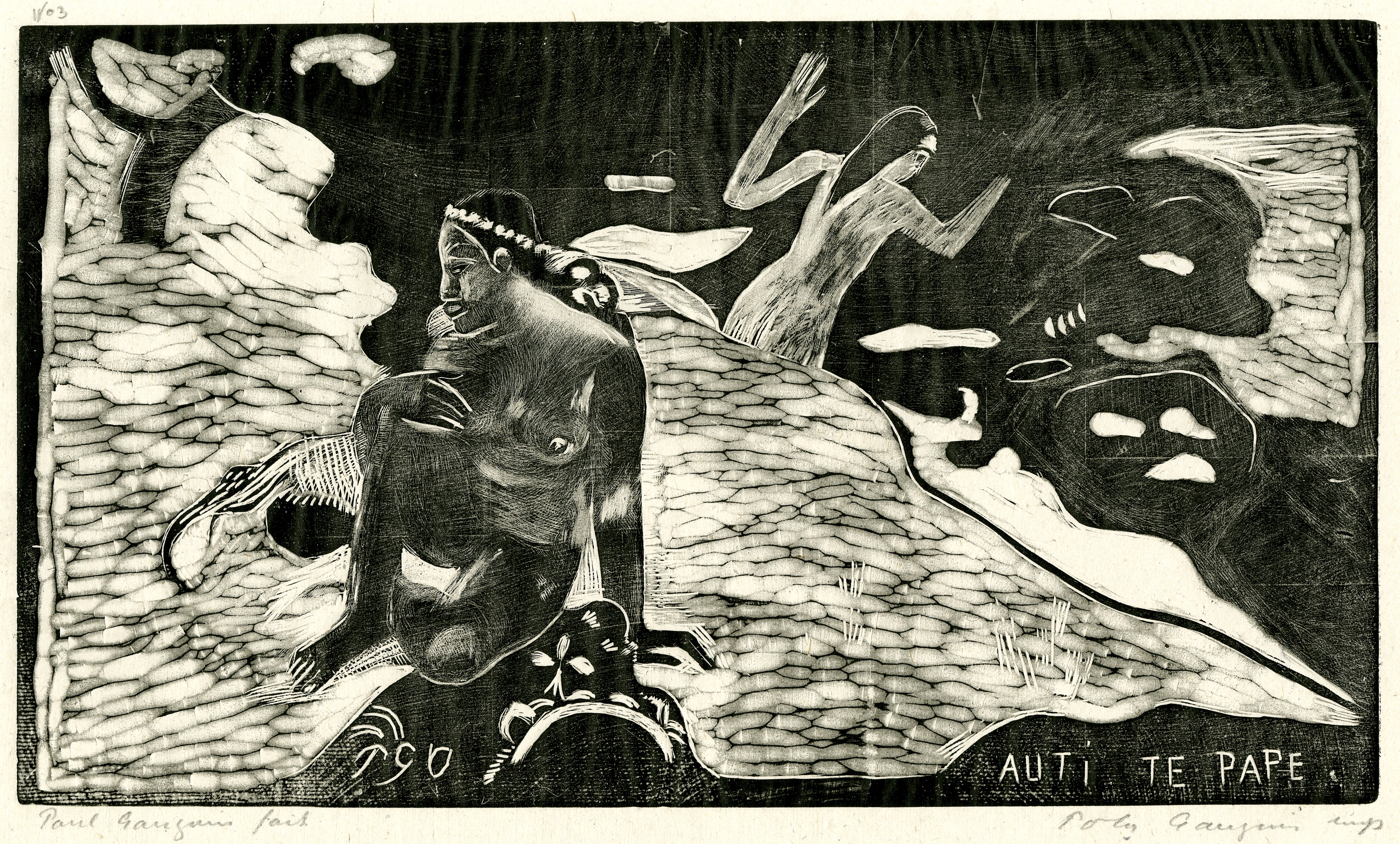 Auti te Pape (Women at the river) (Paul Gauguin 10 Traesnit Series) (1893-94)