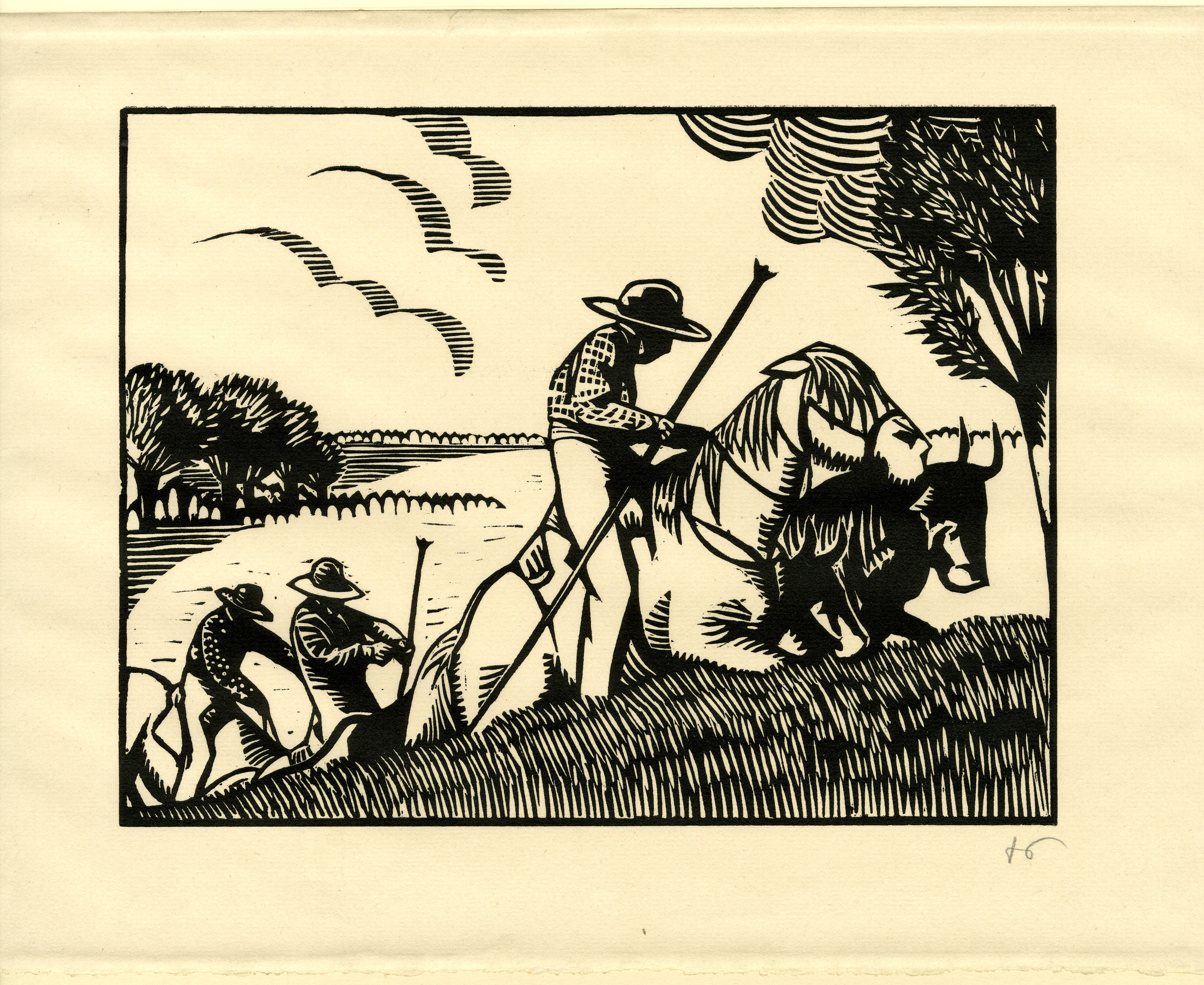 Group of men on horseback (1922)