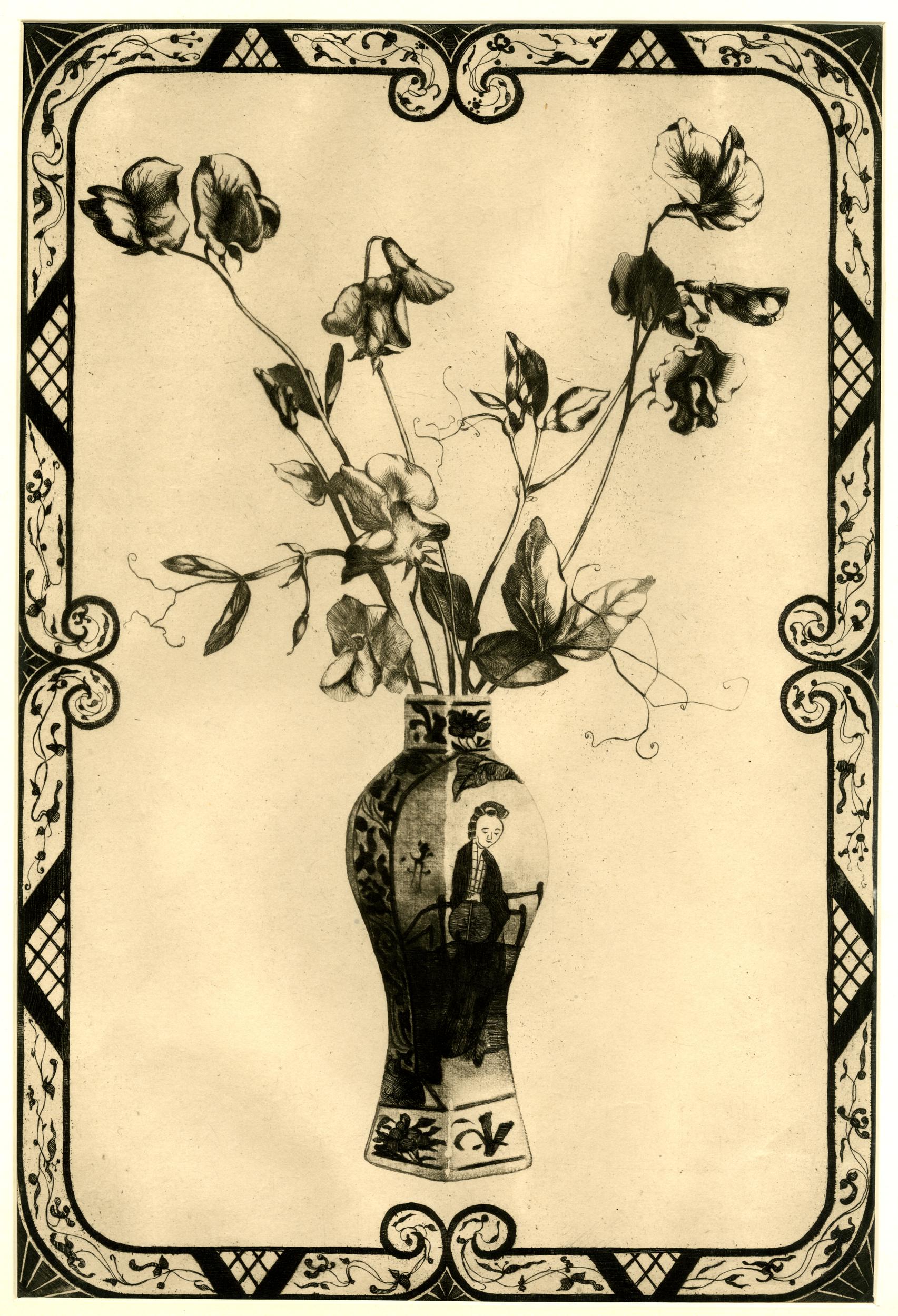 Sweet peas (circa 1913)