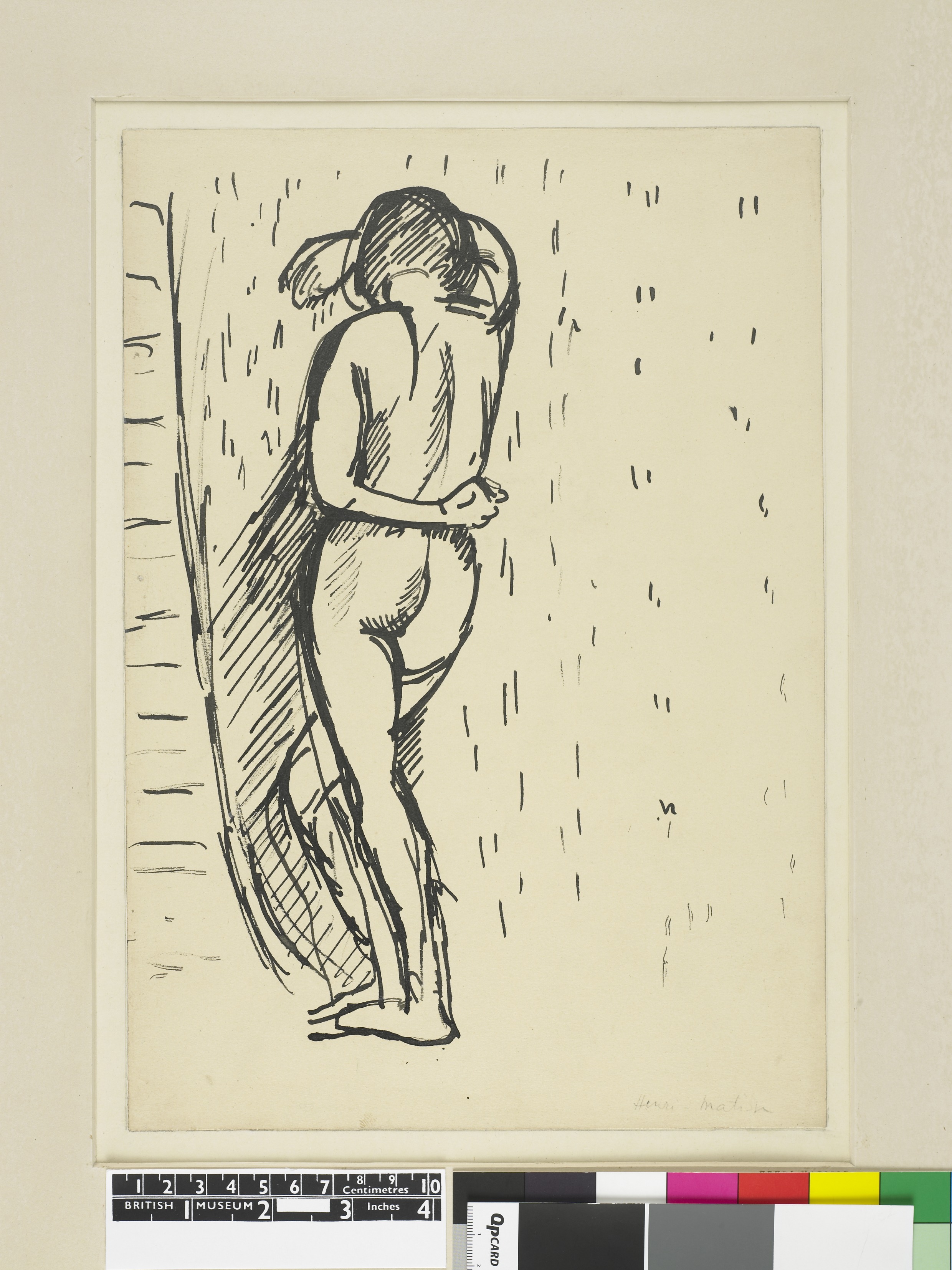 Female nude from behind (1912/13)