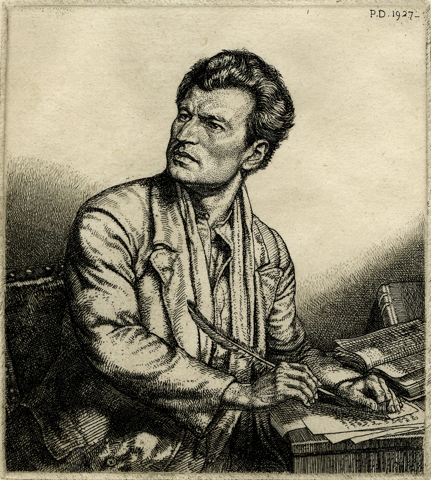Man with a pen (1927)