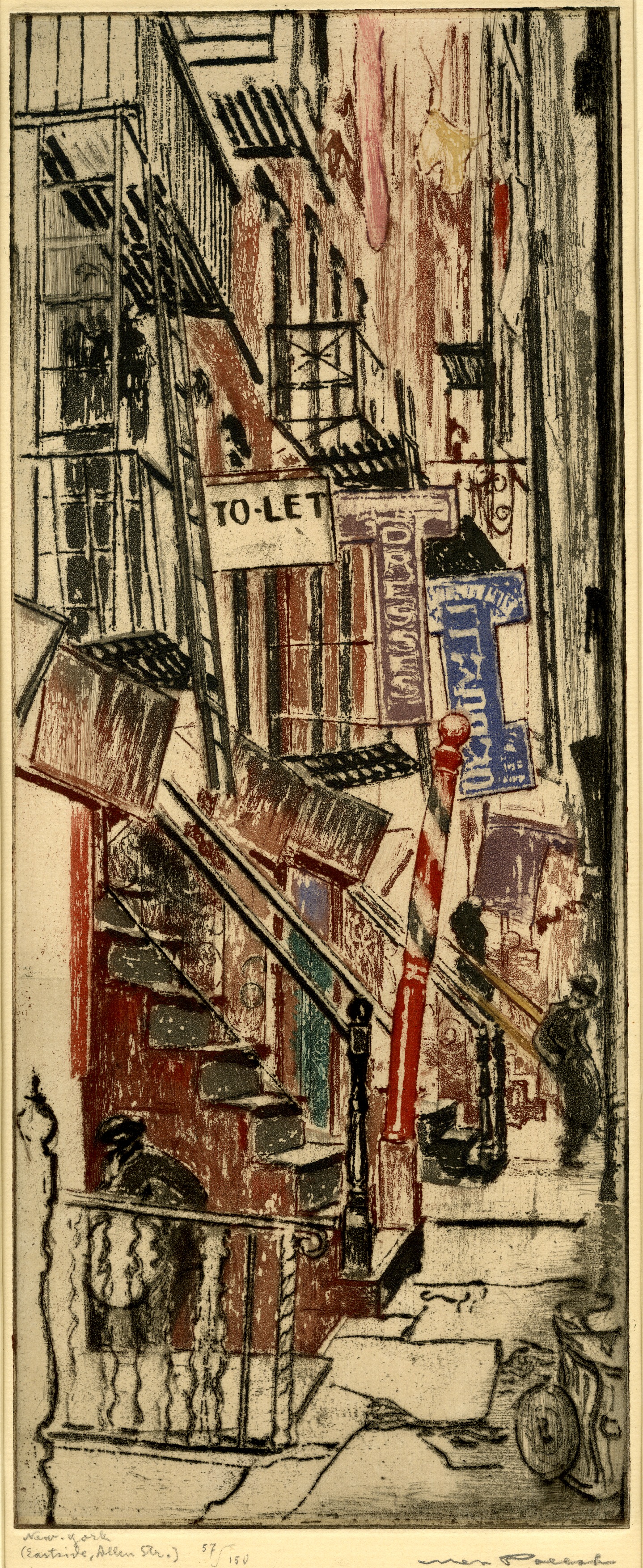 New York (Eastside, Allen Street) (1933)