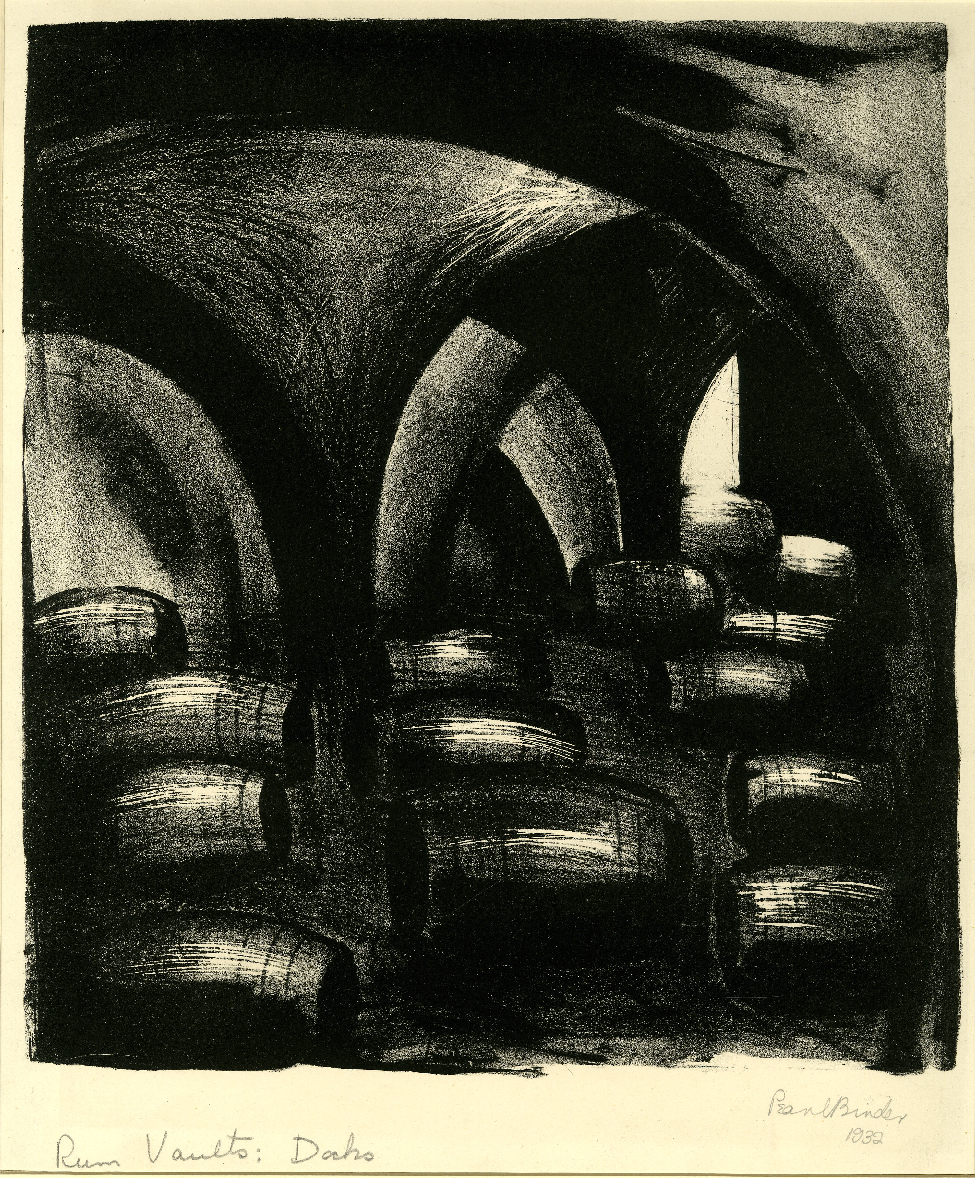 Rum vaults: docks (1932)