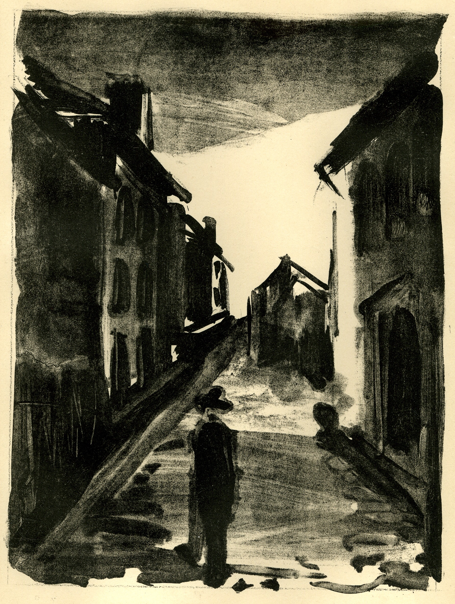 Le voiturier (II) (for Georges Duhamel's Les Hommes Abandonnés, no. 4) (1926)