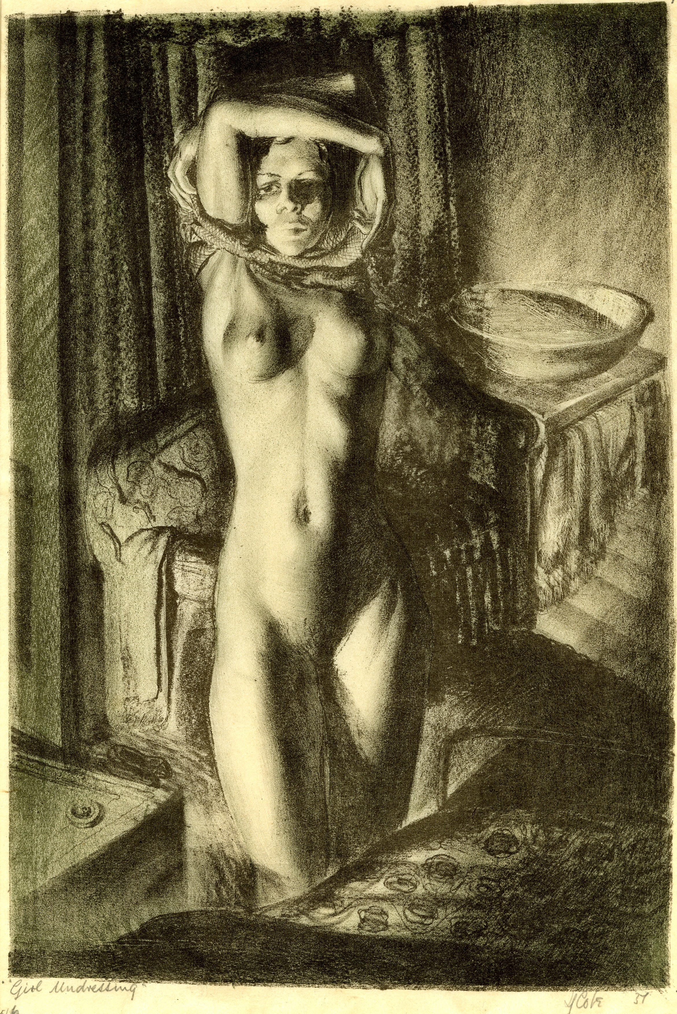 Girl undressing (1937)