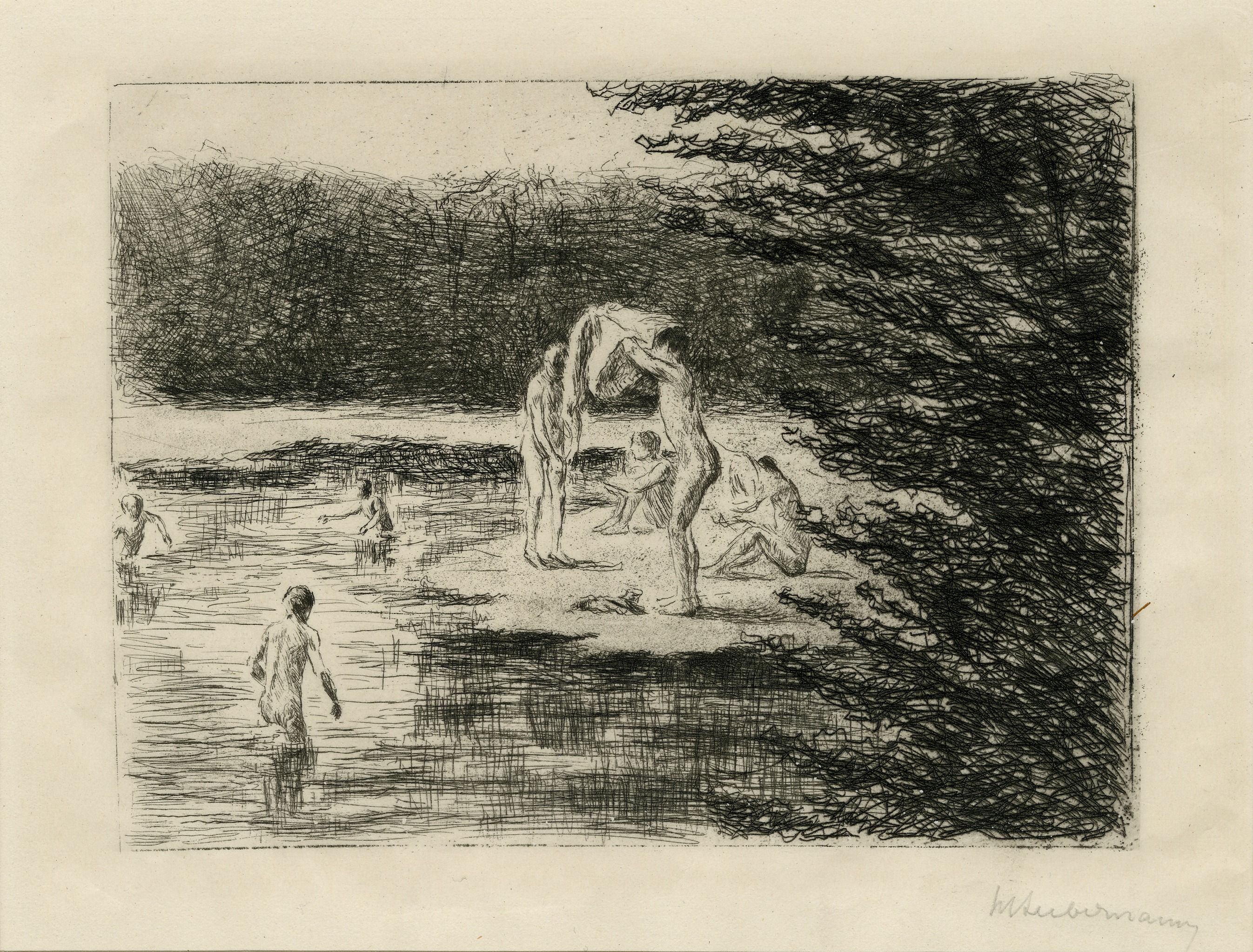 Badende Knaben (Boys bathing) (1896)