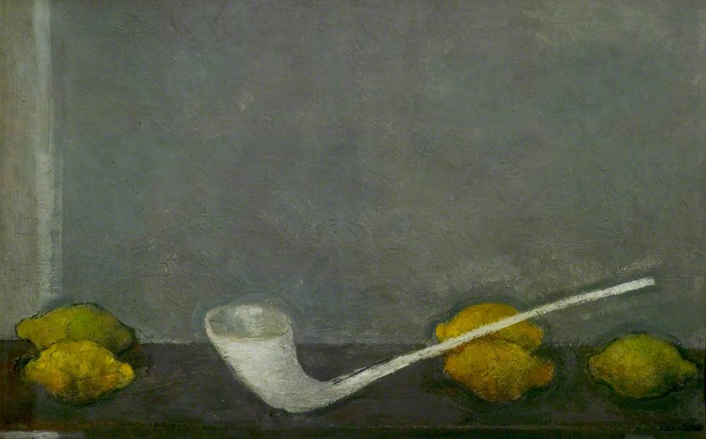 Still Life: Lemons and a Clay Pipe (1965)