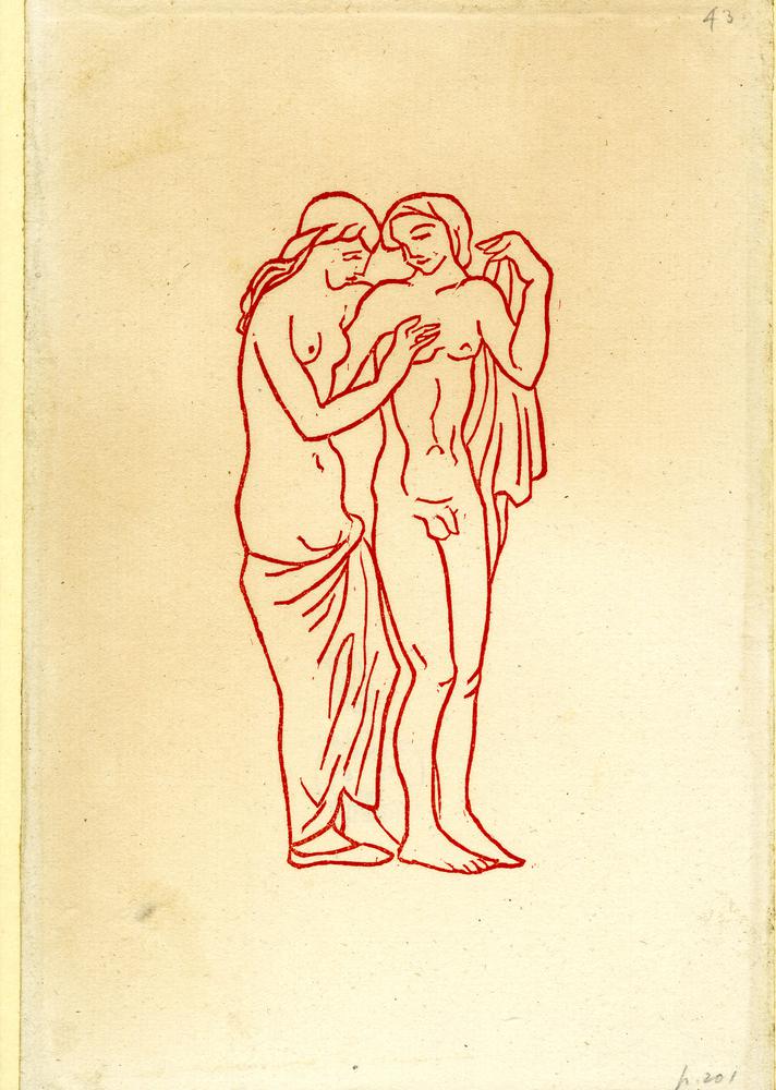 Illustration to ‘Daphnis and Chloë' by Longus (A. Zwemmer, London, 1937), p. 101 (1937)