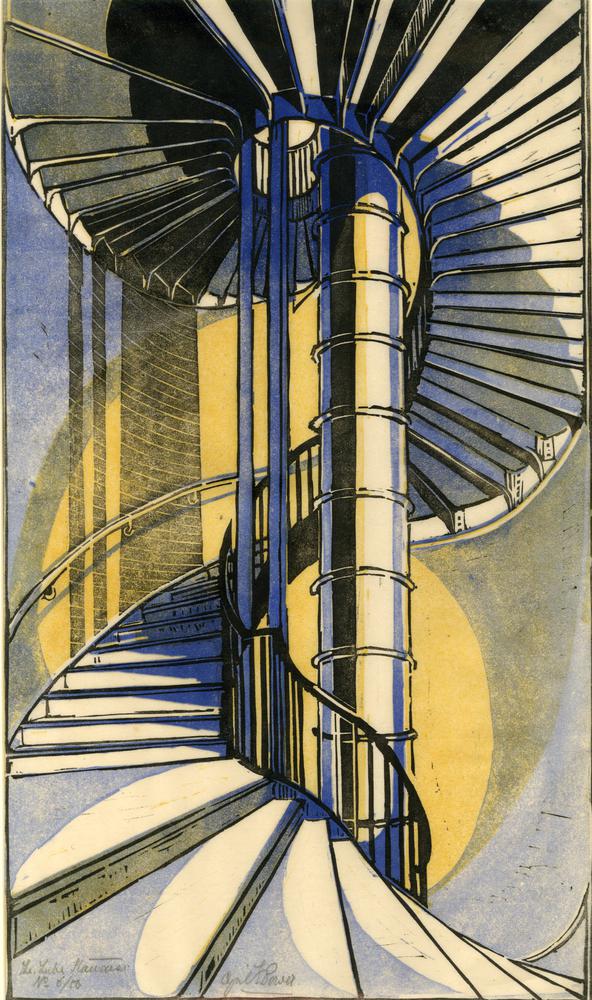 The Tube staircase (circa 1929)
