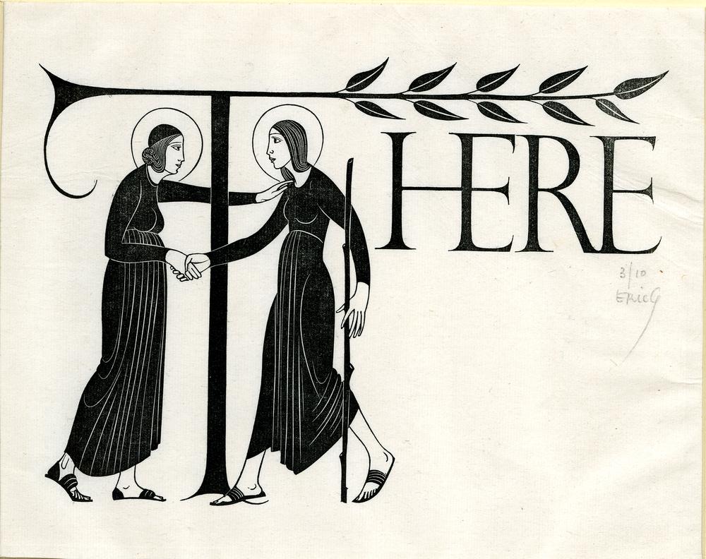 The Visitation (Illustration for The Four Gospels, Golden Cockerel Press) (1931)