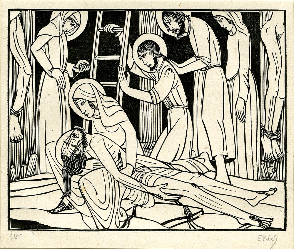 The Deposition (Illustration for Passio Domini Nostri Jesu Christi) (1926)