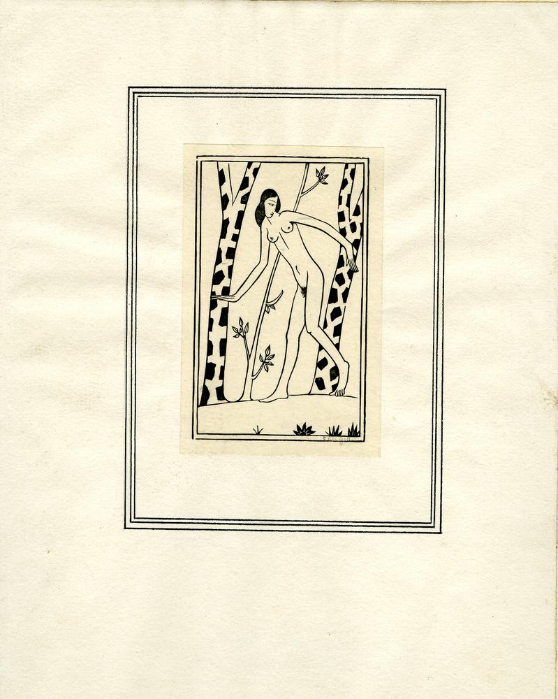 New England Woods (Illustration for Ananda K Coomaraswamy's Three Poems) (1920)