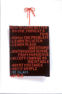 How to Work Better (after Fischli and Weiss) (2003)