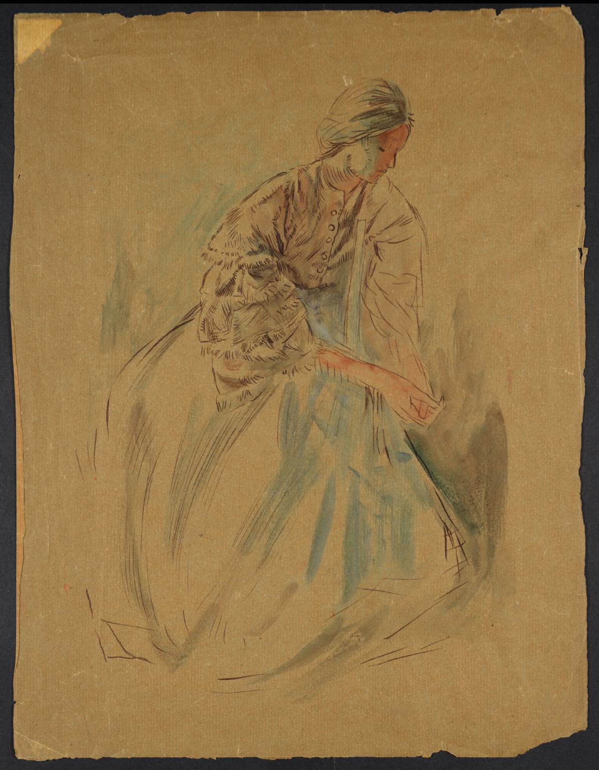 Seated Woman (from Emily Brontë's Wuthering Heights) (circa 1899)