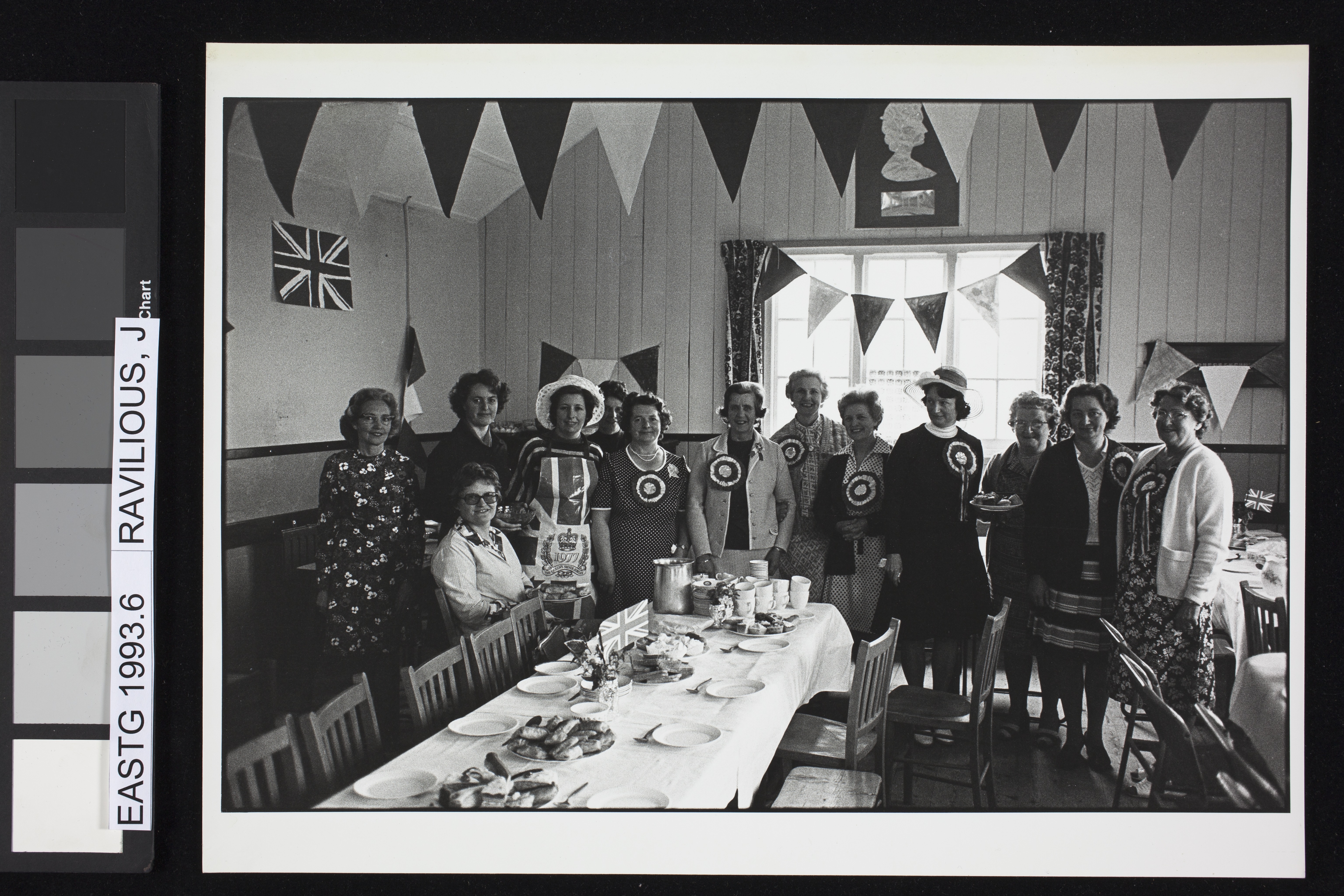 Ladies of High Bickington in charge of the village Jubilee tea, 6 June 1977 (Twelve photographs from the Beaford Photographic Archive, Image 6) (1977)