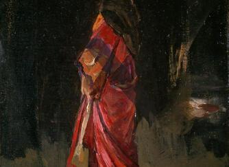 Lady Lavery in an Evening Cloak (before 1935)