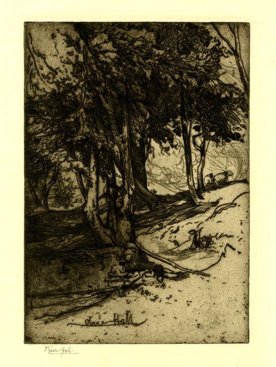 Trees on the Hill-side (before 1919)