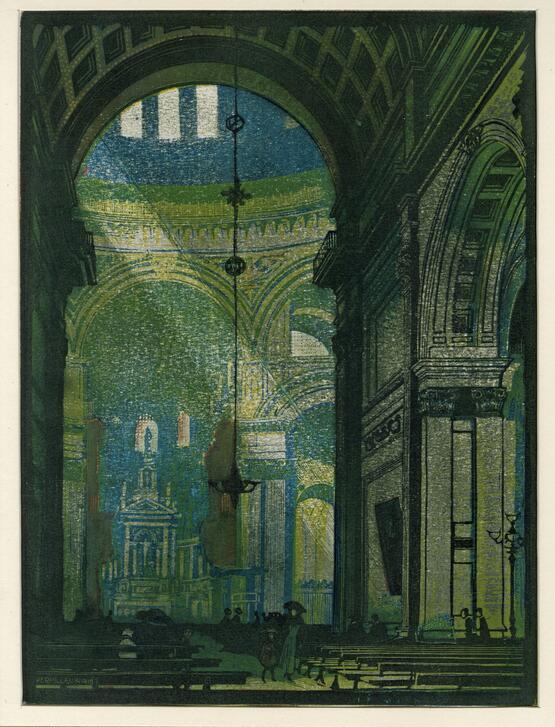 Interior of St Paul's Cathedral (1910)
