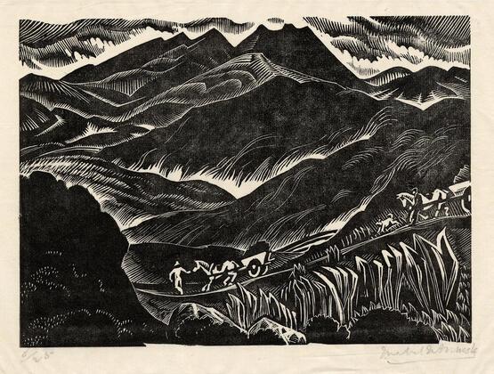 A mountain road (circa 1932)