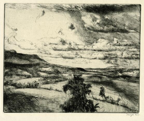 Landscape of Mátra (1928)